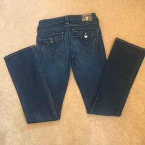 True Religion Gently Worn Boot cut Jeans